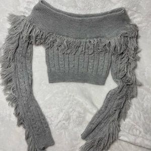 Akira Knit Crop top Sweater NEW